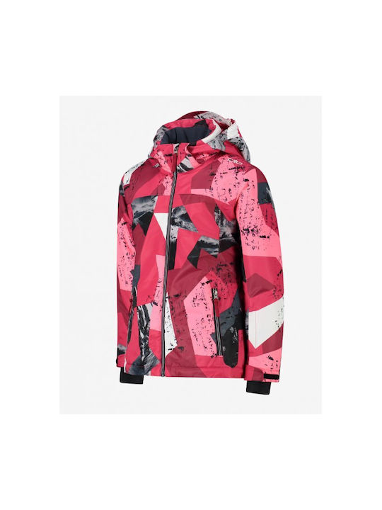 CMP Waterproof Kids Casual Jacket Windproof with Hood Fuchsia