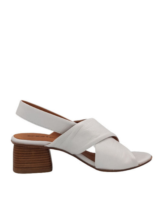 Creator Anatomic Leather Women's Sandals White