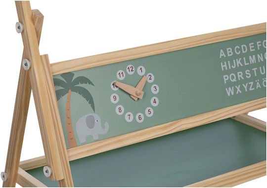FreeOn Magnetic Board Markerboard Blackboard Double Sided Floor 112cm