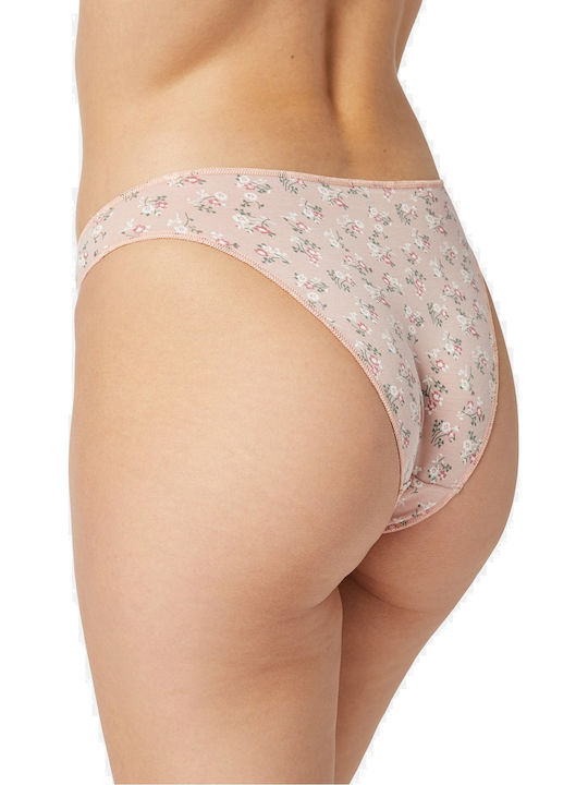 Rio Βαμβακερά Femei Slip 2Pack Khaki-Rose