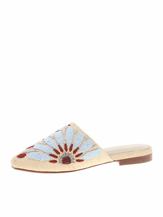 Flat Mules Nude