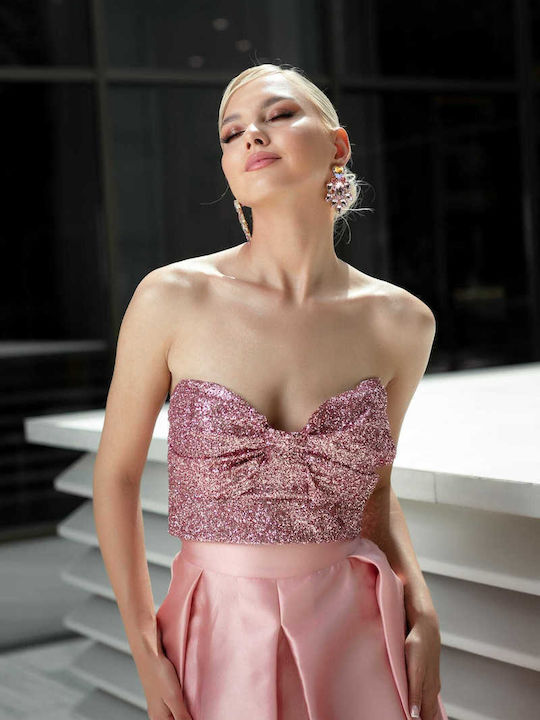 Women's Blouse Sleeveless Pink