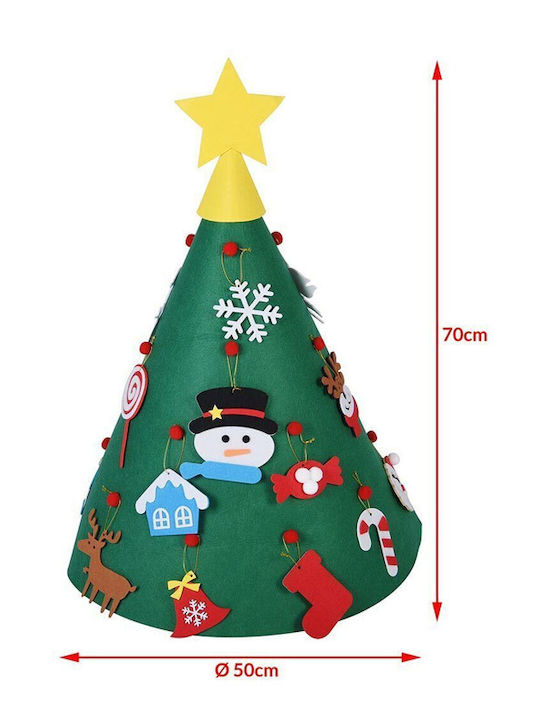 Weihnachtsdekoration Baum 70cm Verziert Grün