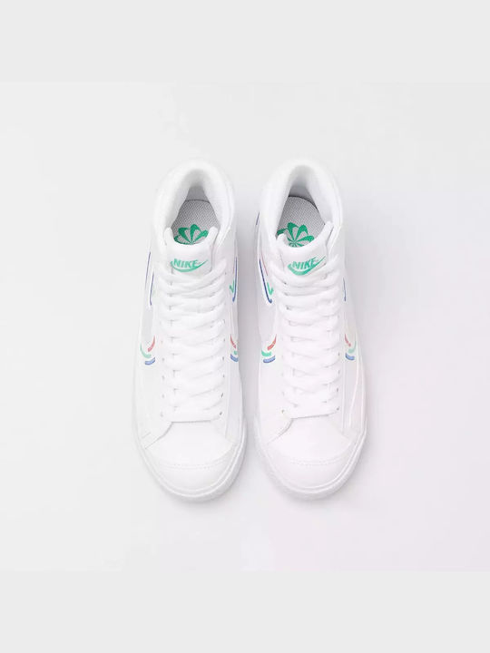Blazer Mid 77 Next Nature Kids Sneakers High White