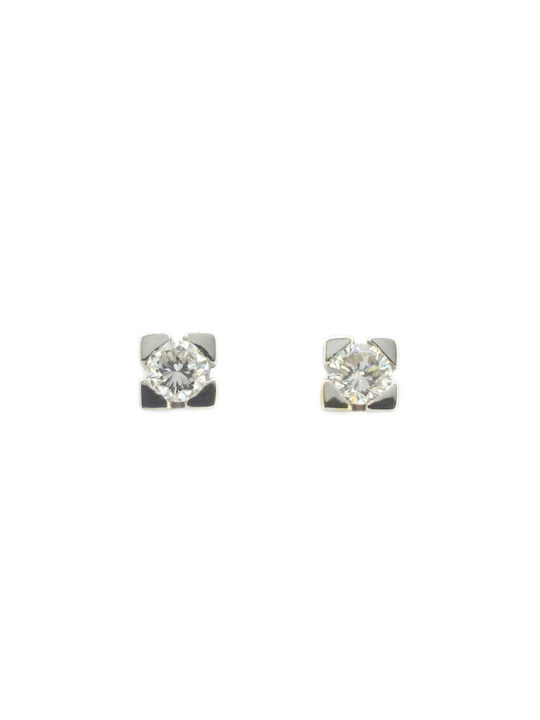 Fa Cad'oro Ohrringe aus Platin mit Diamant