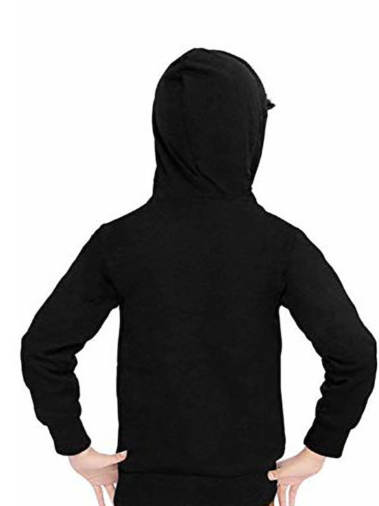 Rock Deal Kids Sweatshirt with Hood Black