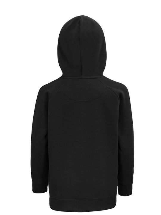 Kinder-Sweatshirt & Hoodies mit Kapuze und Taschen Schwarz