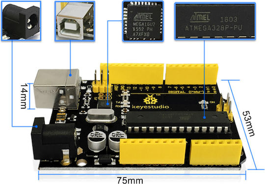 Keyestudio R3 Development Board for Arduino