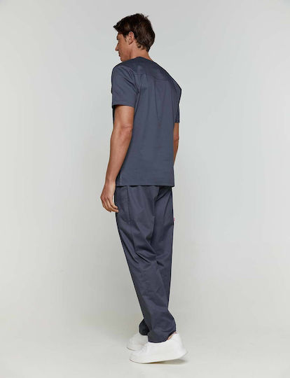 Velilla Unisex Medizinische Bluse Gray