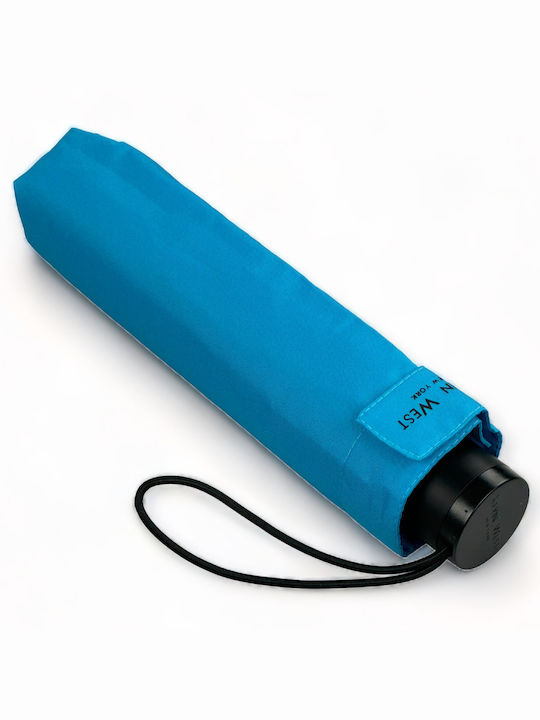 Kevin West Umbrella Compact Light Blue