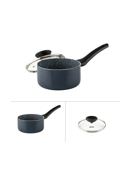 Muhler Milk Pot from Aluminum with Non-Stick Coating 1.5lt / 16cm