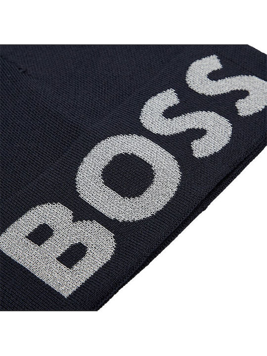 Beanie Unisex Σκούφος Πλεκτός σε Μαύρο χρώμα