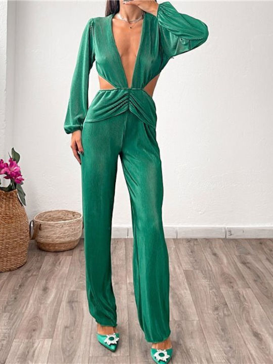 Chica Damen Einteiler Anzug Green