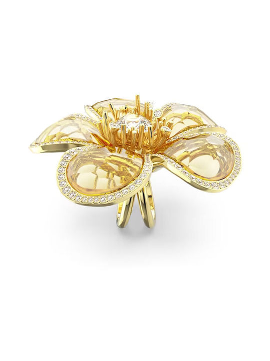 Swarovski Florere Damen Ring mit Steinen Vergoldet
