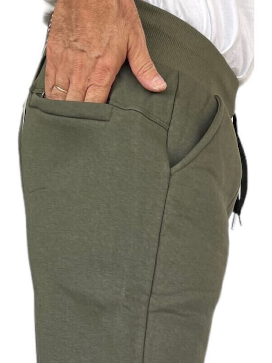 Jogginghose mit Gummizug Khaki