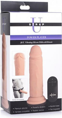 Strap U | Power Player 28X | Kabelloser Silikonvibrator | Leder