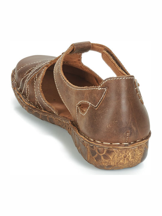 Damen Ballerinas in Braun Farbe