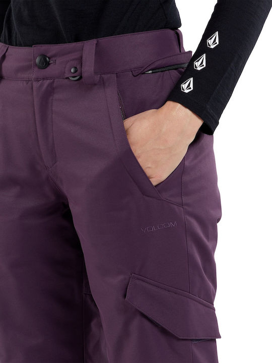 Volcom Bridger H1252402-BRY Γυναικείο Παντελόνι Σκι & Snowboard Μωβ