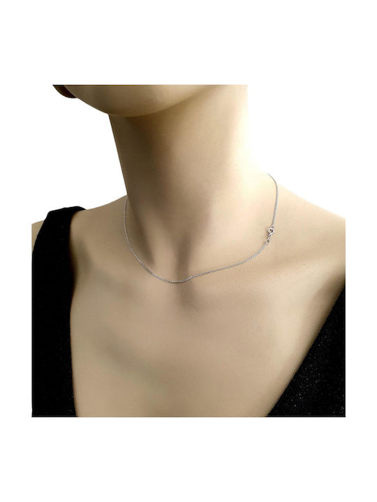 Papadopoulos Gold White Gold Chain Neck 9K Length 40cm