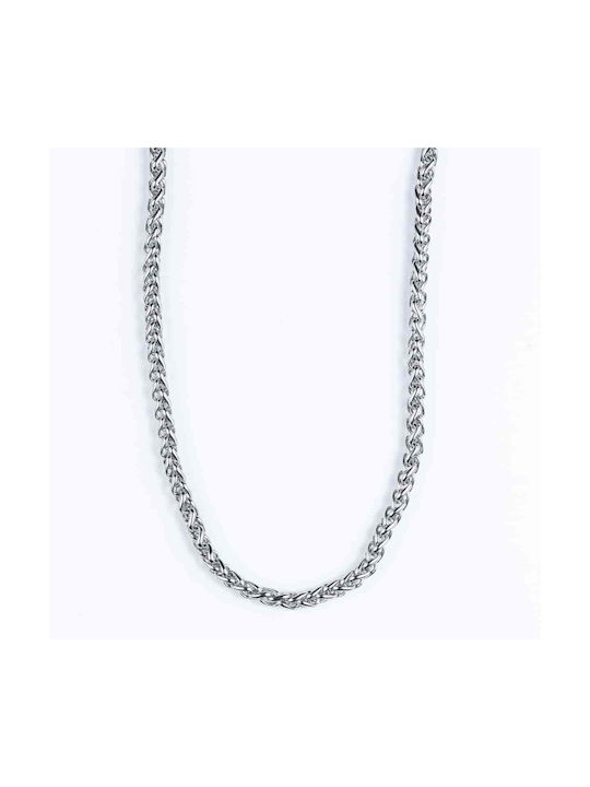 Cuoro Chain Neck from Steel Length 60cm