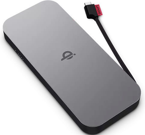 Lenovo Go Wireless Power Bank 10000mAh 30W με Θύρα USB-C Power Delivery Γκρι