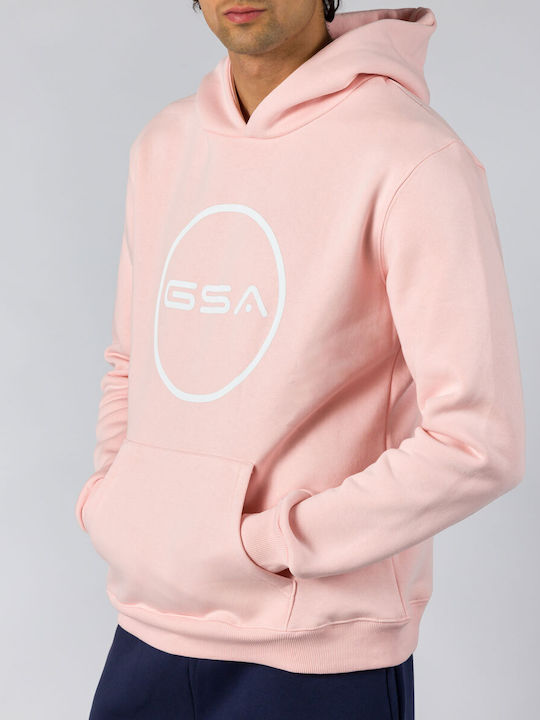 GSA Men's Sweatshirt with Hood Pink