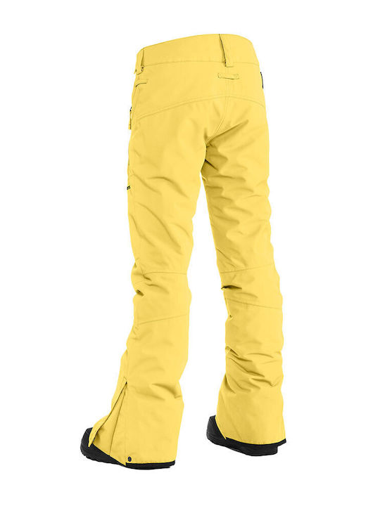 Horsefeathers Avril Ii OW219I Women's Trousers for Ski & Snowboard Yellow