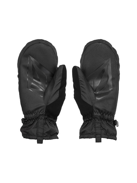 Volcom Puff Puff Mittens Παιδικά Γάντια Σκι & Snowboard Μαύρα