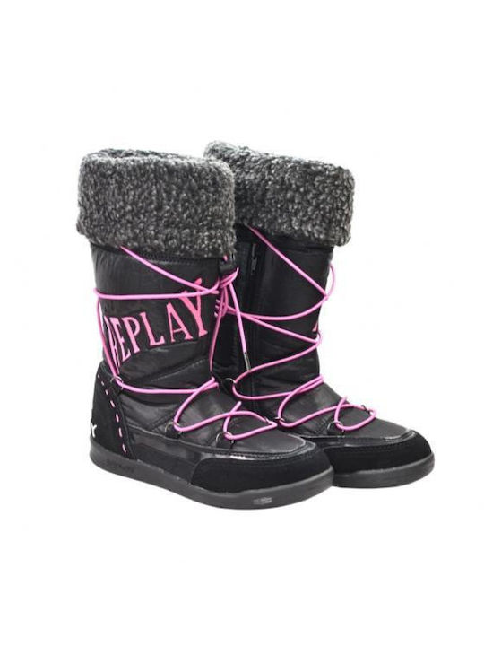 Replay Kids Boots Black