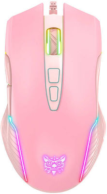 Onikuma CW905 RGB Gaming Gaming Maus 6400 DPI Rosa