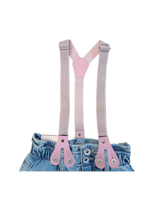 Pink Rabbit Șort/Bermude pentru copii Denim Albastru