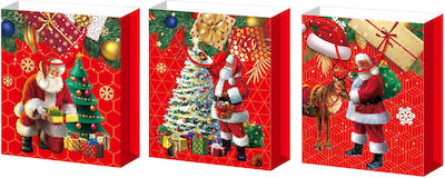 Cosmofan Paper Christmas Bag for Gift 31x12x40cm. (Various Colors/Designs)