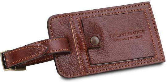 Tuscany Leather Tl142140 Σακ Βουαγιάζ Καφέ από Δέρμα Μ53xΠ32xΥ28εκ.