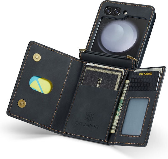 DG.MING M1 Wallet Πλαστικό Μαύρο (Galaxy Z Flip5)