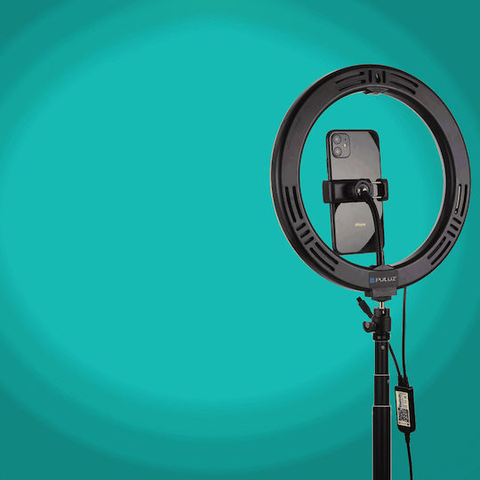 Puluz Light Ring Light 26cm και Βάση για Κινητό