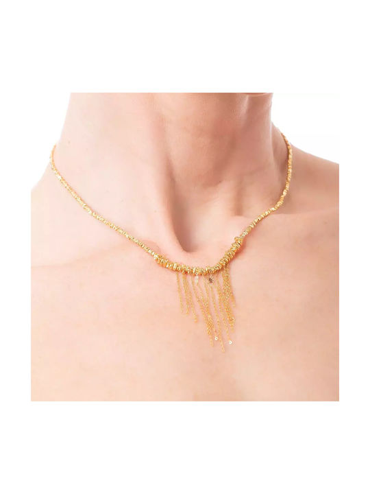 Oxzen Necklace from Gold Plated Silver