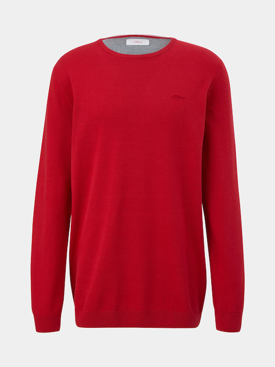 S.Oliver Men's Long Sleeve Sweater Red Chilli