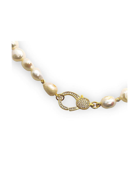 Buhay Necklace Gold Plated with Pearls