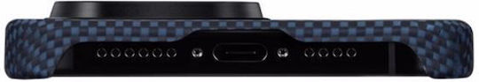 Pitaka Magez Back Cover Aramid Fiber Black (iPhone 15 Pro Max)