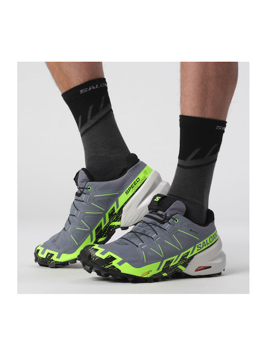 Speedcross 6 Sport Shoes Trail Running Gray Waterproof with Gore-Tex Membrane