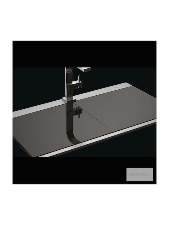 Apell Iris Ένθετος Νεροχύτης Inox Σατινέ Μ89.7xΠ51cm Ασημί