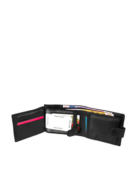 Leather Men's Wallet Black
