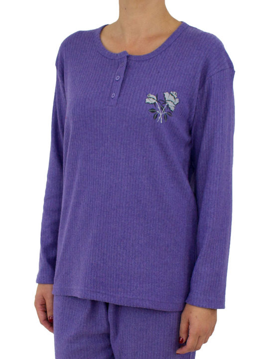 Goodnight Winter Women's Pyjama Set Purple