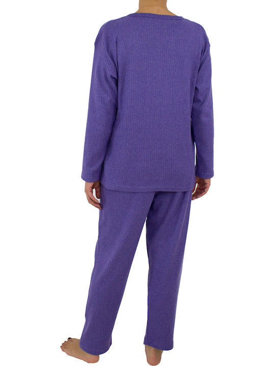 Goodnight Winter Women's Pyjama Set Purple