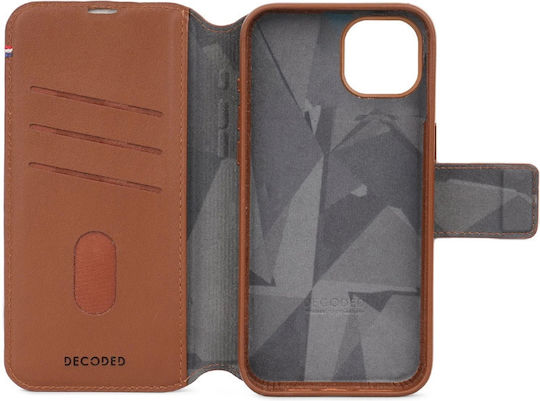 Decoded Wallet Δερμάτινο 1mm Καφέ (iPhone 15 Pro)