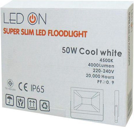 Waterproof LED Flood Light 50W Natural White 4000K IP65
