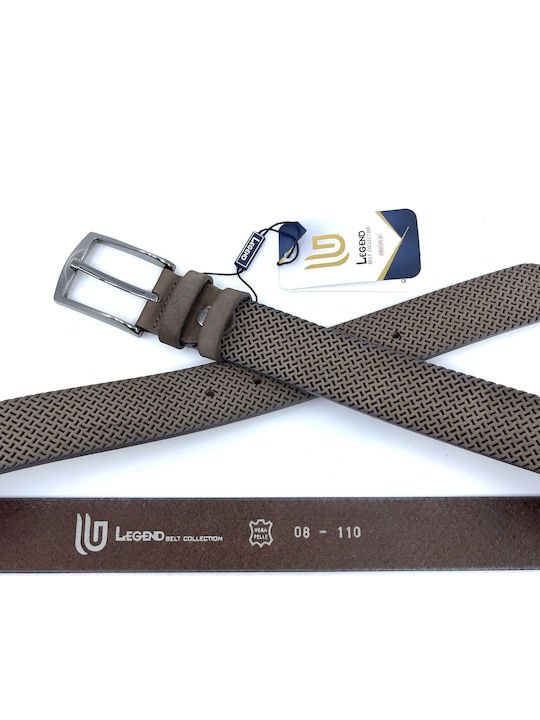 Herren Gürtel Leder Mocha