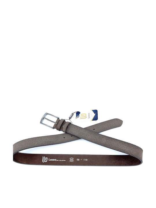 Herren Gürtel Leder Mocha