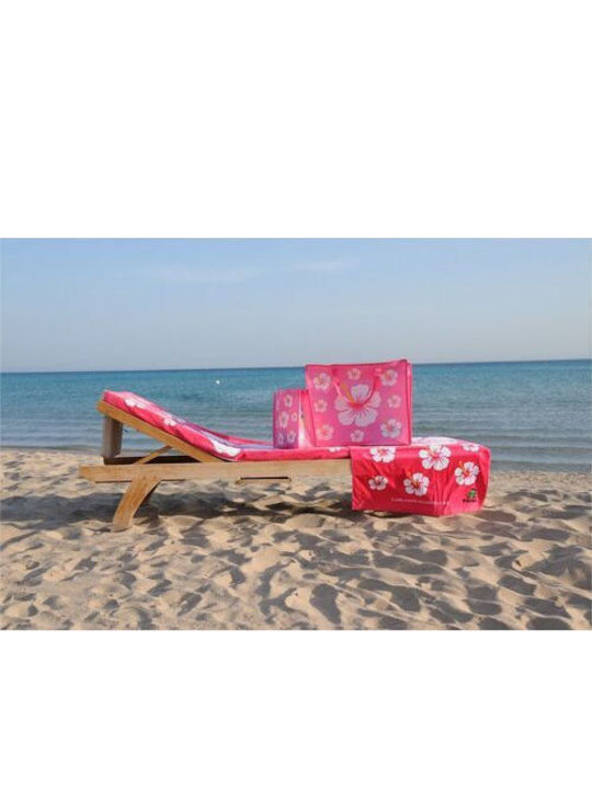 Freds Swim Academy Fabric Beach Bag Pink Freds Swim Academy Fabric Beach Bag Pink