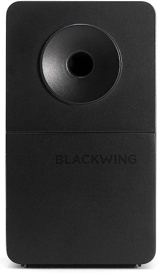 Blackwing Metallisch Anspitzer Schwarz mit Kurbel 1Stück